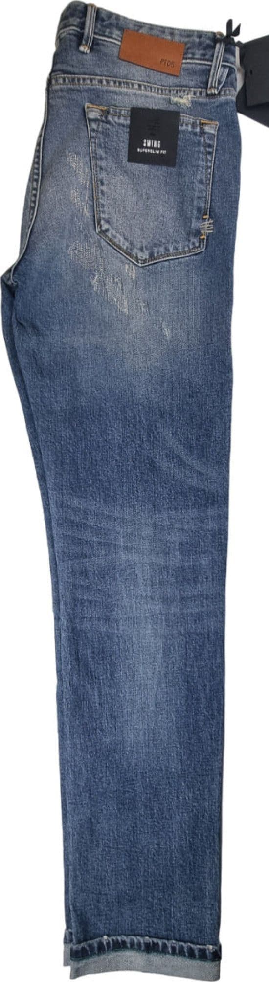 Jeans uomo PT 05 - 5 tasche aspetto vissuto e vintage