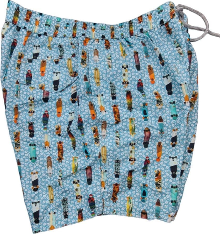 Boxer mare Uomo Zeybra Portofino 1962 - fantasia skateboard in Pantaloncini e calzoncini Couture - Sestu, commercioVirtuoso.it