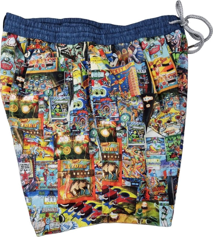 Boxer mare Uomo Zeybra Portofino 1962 - fantasia elettrico pinball in Pantaloncini e calzoncini Couture - Sestu, commercioVirtuoso.it