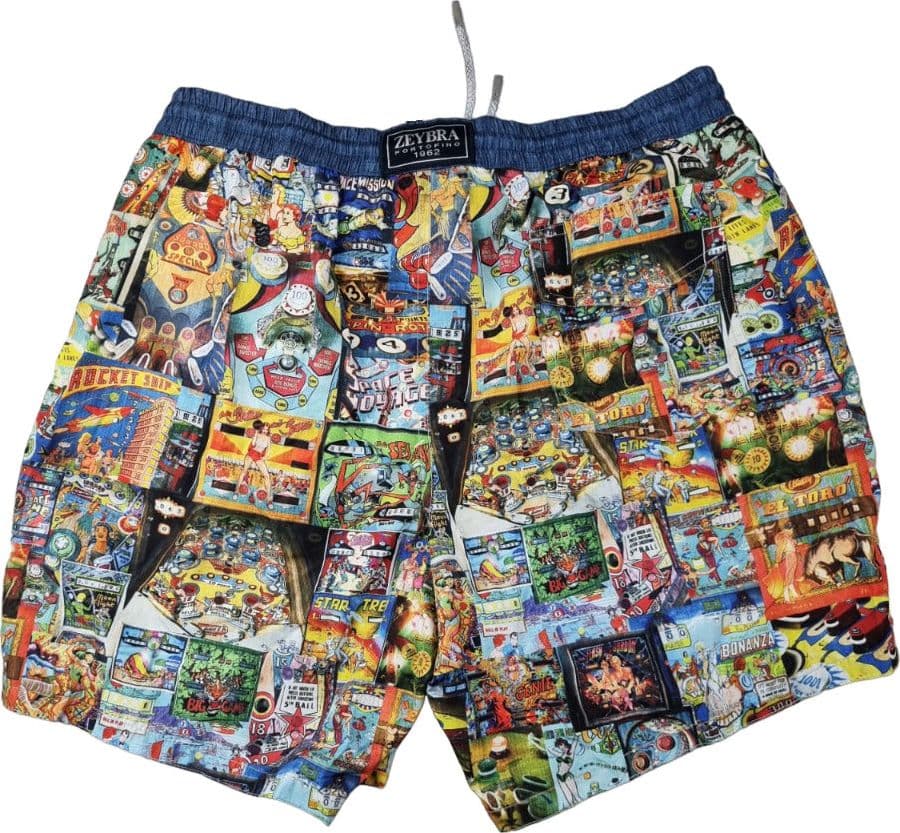 Boxer mare Uomo Zeybra Portofino 1962 - fantasia elettrico pinball - 3