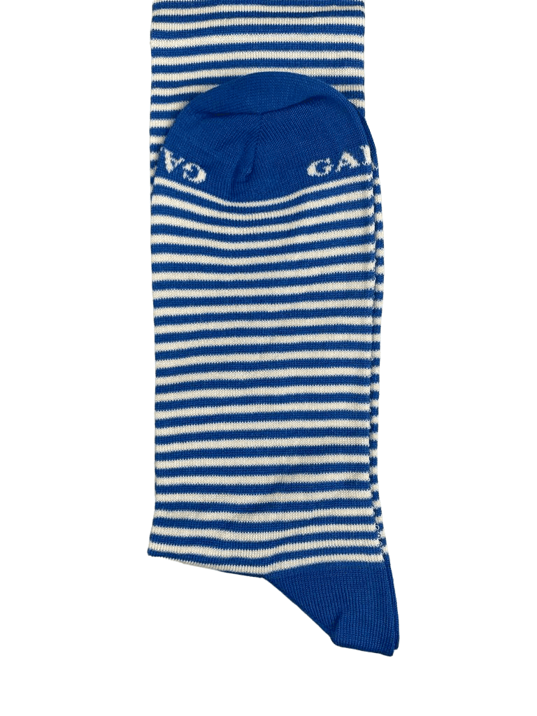 Calze lunghe Uomo - Gallo - righe bicolore azzurro/bianco - 3