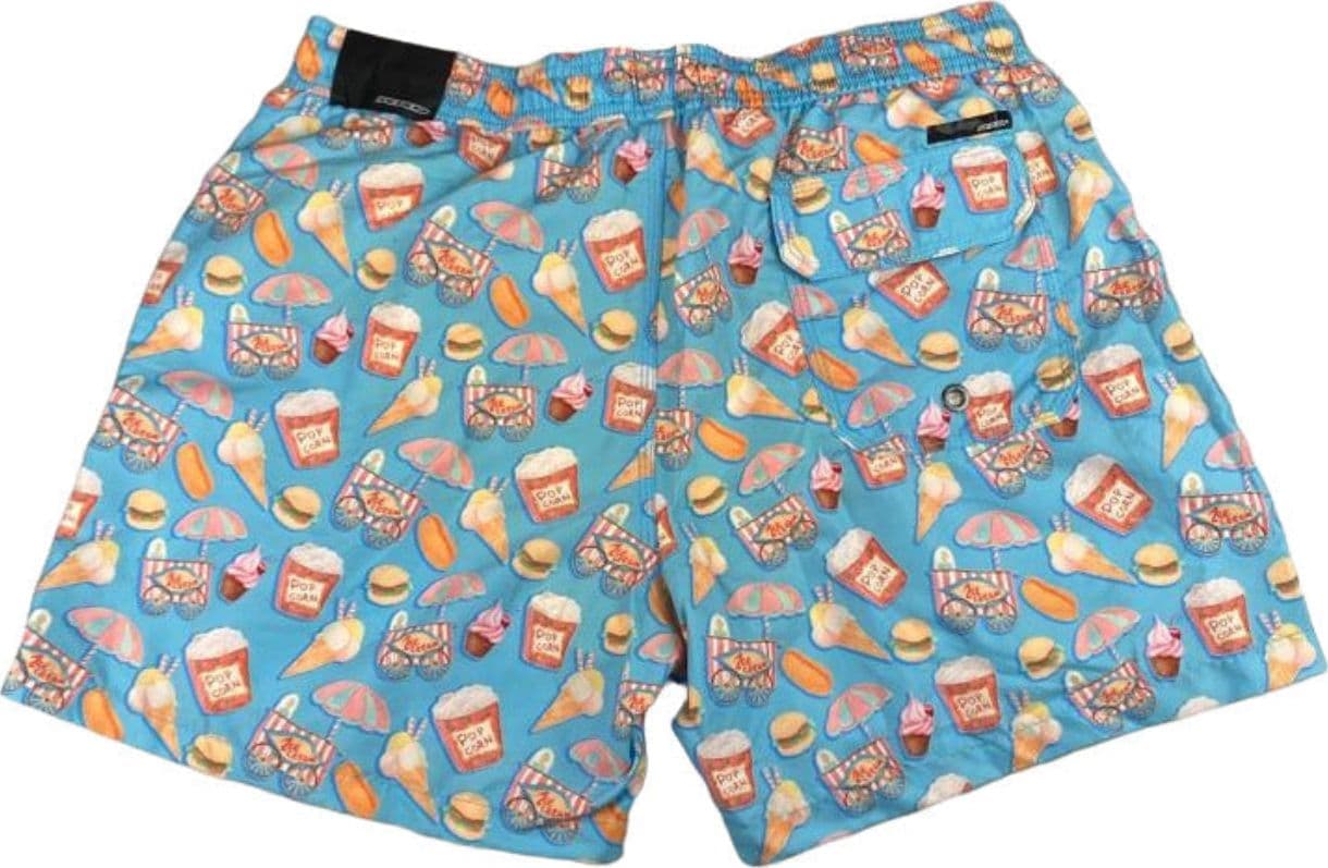 Boxer mare Uomo - RRD - Fantasia Tramontana Circus - Colore celeste in Pantaloncini e calzoncini Couture - Sestu, commercioVirtuoso.it