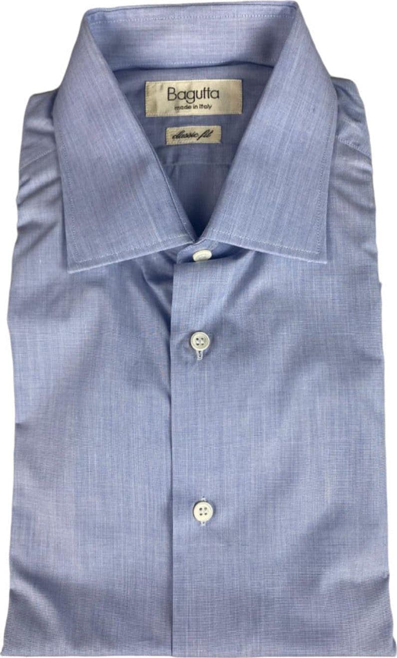Camicia uomo Bagutta -  Tinta unita - Colore azzurro in Camicie casual Couture - Sestu, commercioVirtuoso.it