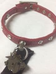 Collarino NERO per cani in Ecopelle e Swarovski Pet Follie - 2