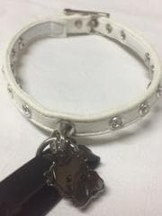 Collarino NERO per cani in Ecopelle e Swarovski Pet Follie - 6