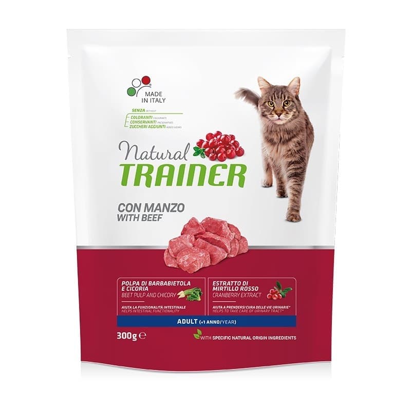 Natural Trainer Mantenimento mangime secco Gatti Adult manzo - 2
