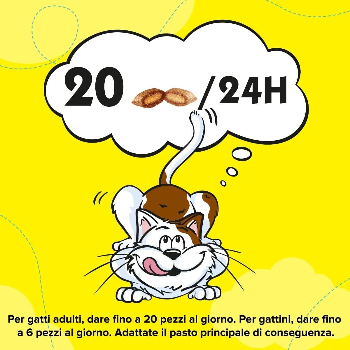 Catisfactions Snack per Gatti gusto Erba Gatta 60gr - 3