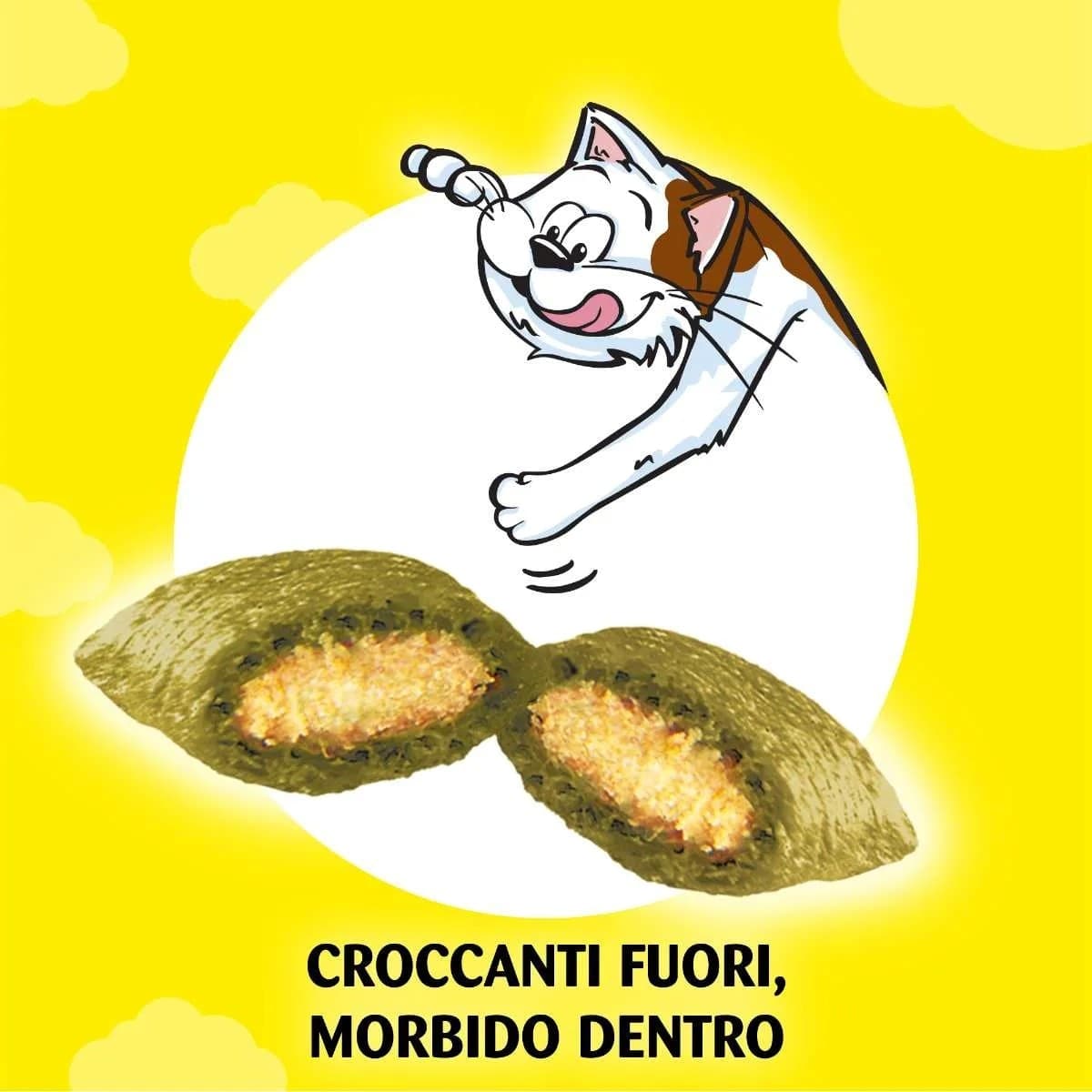 Catisfactions Snack per Gatti gusto Erba Gatta Maxi Pack 180gr - 4