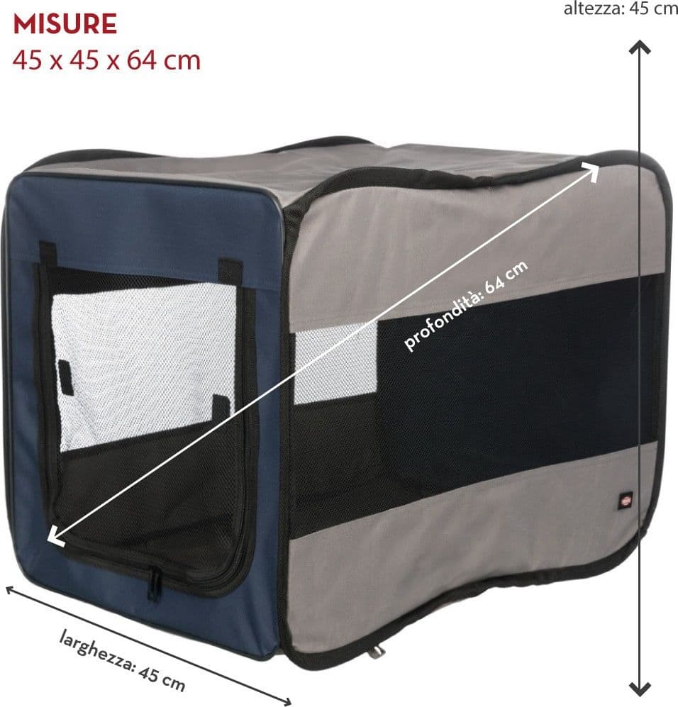 Trixie Trasportino per Cani Soft Kennel Twister - 5