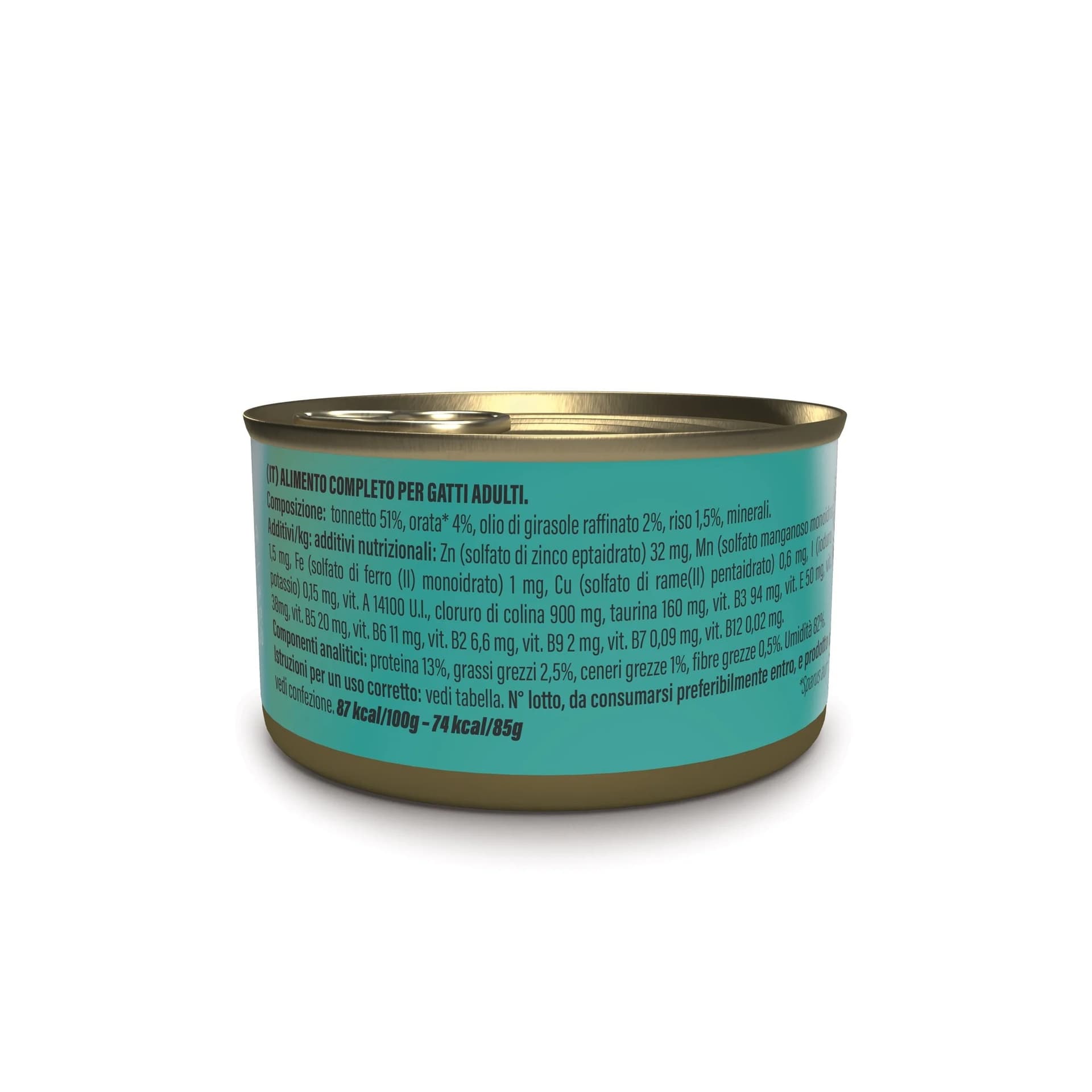 Schesir Complete Nutrition gatto tonnetto con orata in gelatina alimento completo umido 85 gr - 2