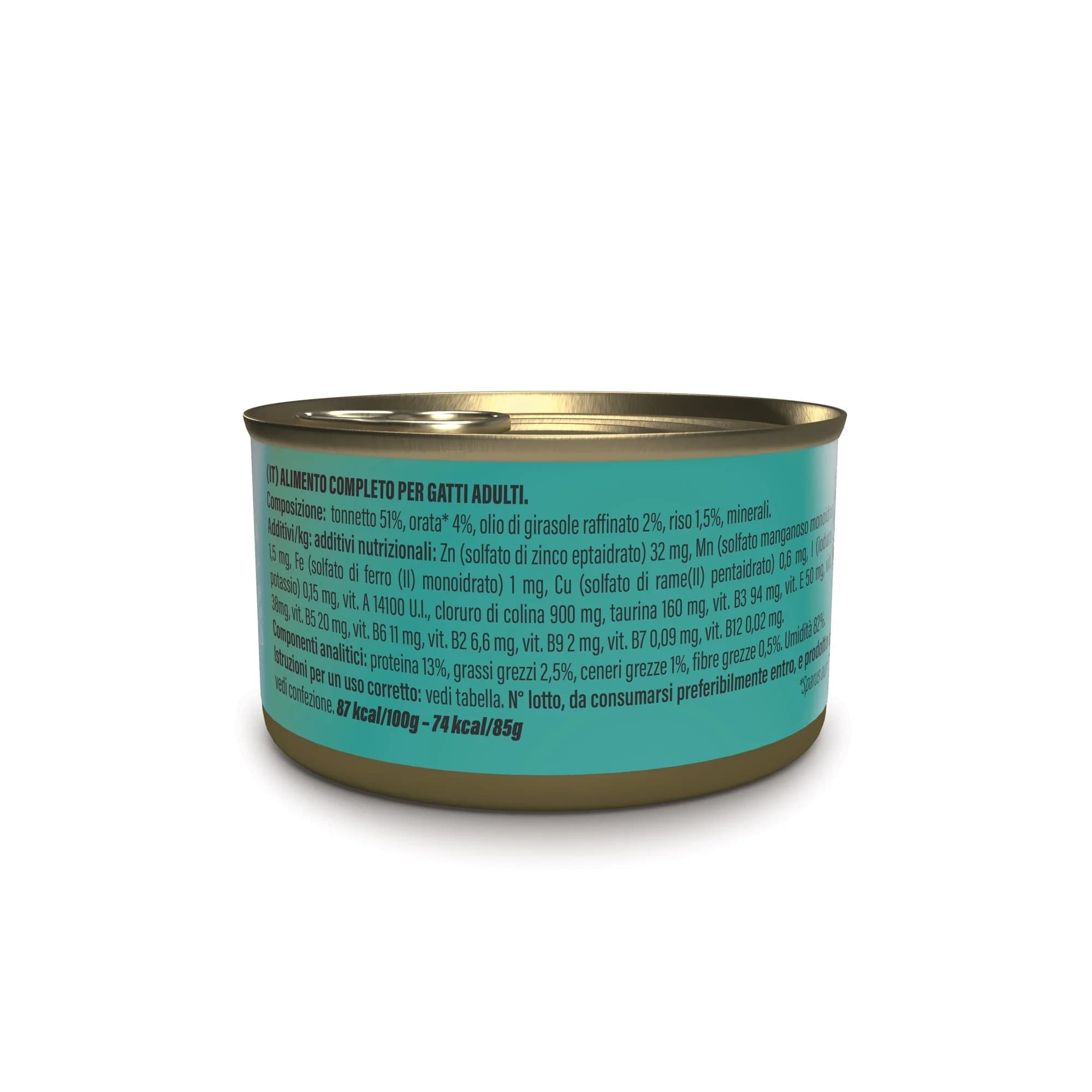 Schesir Complete Nutrition gatto tonnetto con orata in gelatina alimento completo umido 85 gr - 2