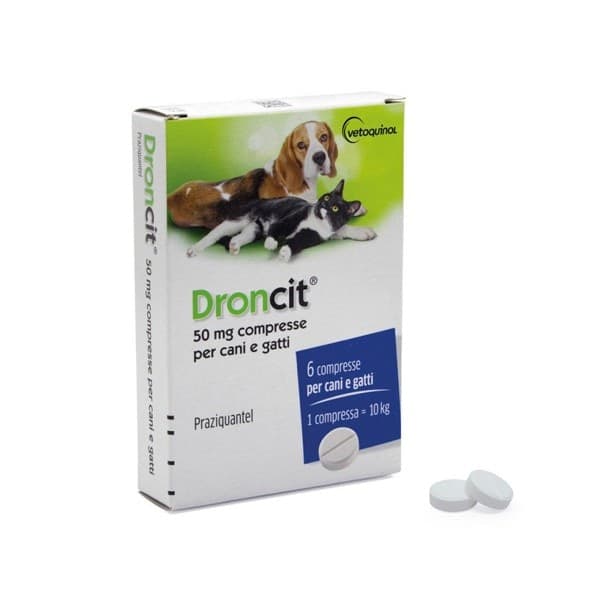 Sverminante Vetoquinol Droncit Compresse per Cani e Gatti - 2
