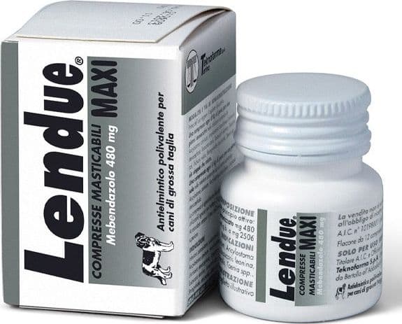 Sverminante Lendue Maxi Compresse per Cani Teknofarma
