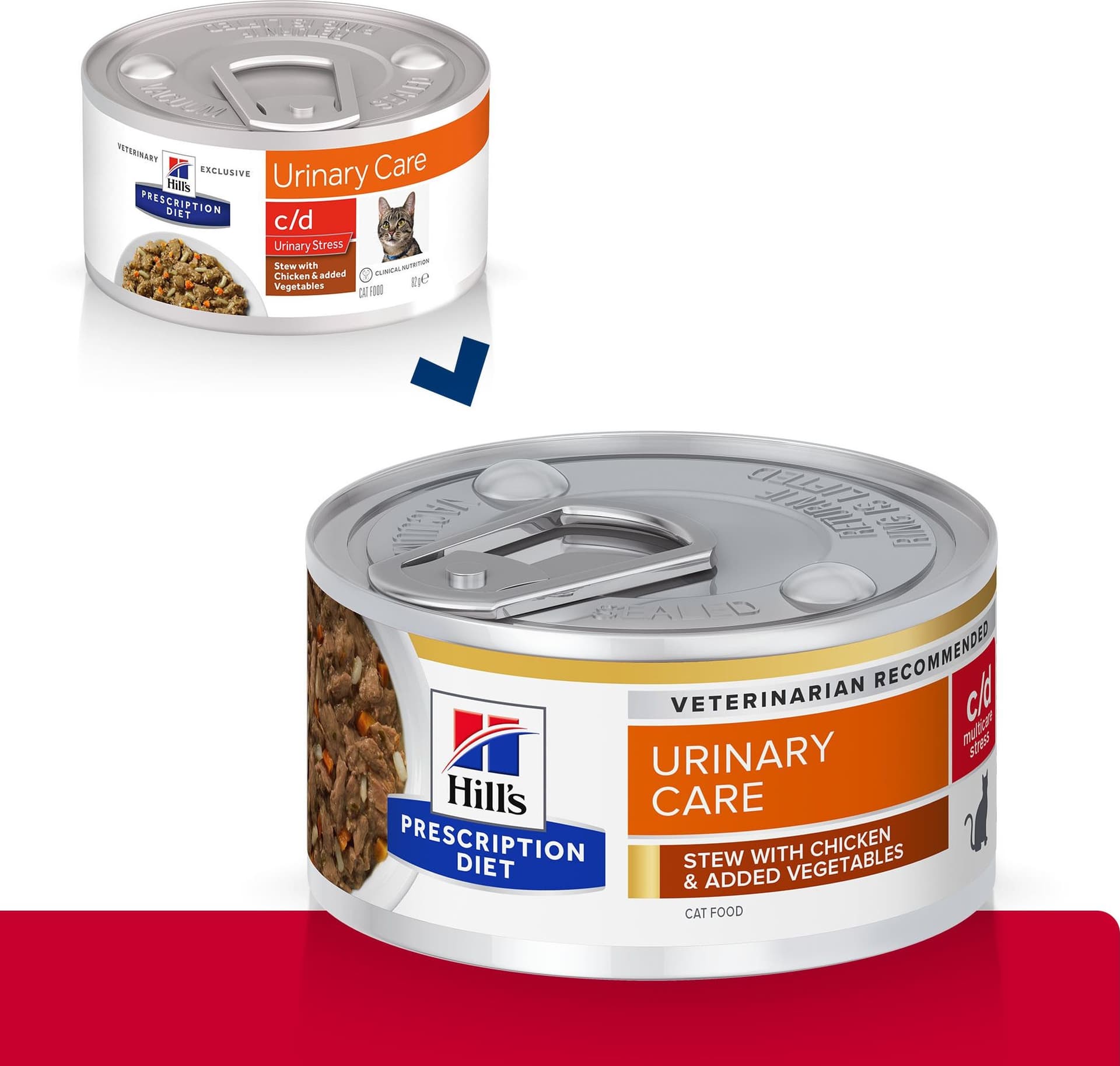 Hill's Prescription Diet Multicare Stress umido Gatti Adulti pollo e verdure 82 gr - 3