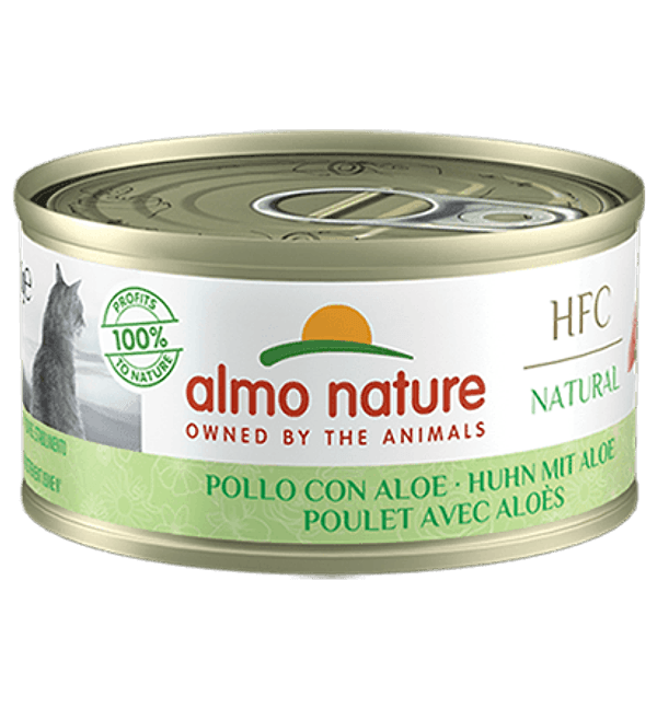 Almo Nature Scatoletta HFC Natural gusto Pollo e Aloe per Gatti Adulti 70gr - 2