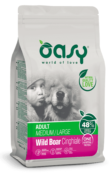 Oasy One Animal Protein Adult Medium/Large Cinghiale per Cani - 2