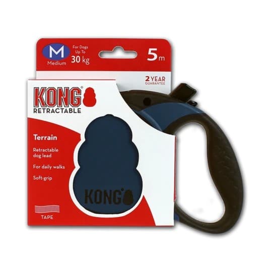 Kong Terrain Guinzaglio Allungabile Blu - 6