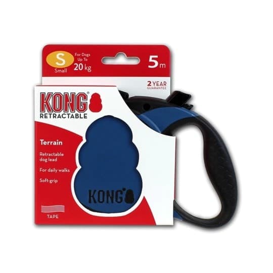 Kong Terrain Guinzaglio Allungabile Blu - 3