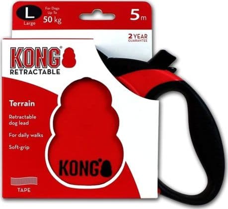 Kong Terrain Guinzaglio Allungabile Rosso - 2