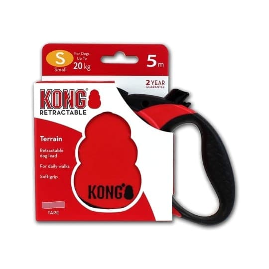 Kong Terrain Guinzaglio Allungabile Rosso - 4