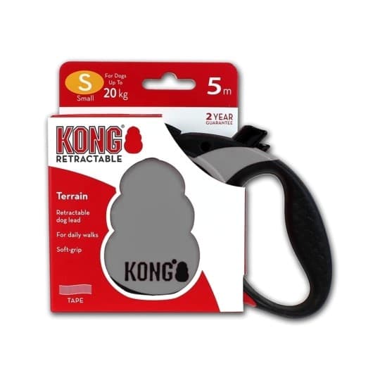 Kong Terrain Guinzaglio Allungabile Grigio - 4
