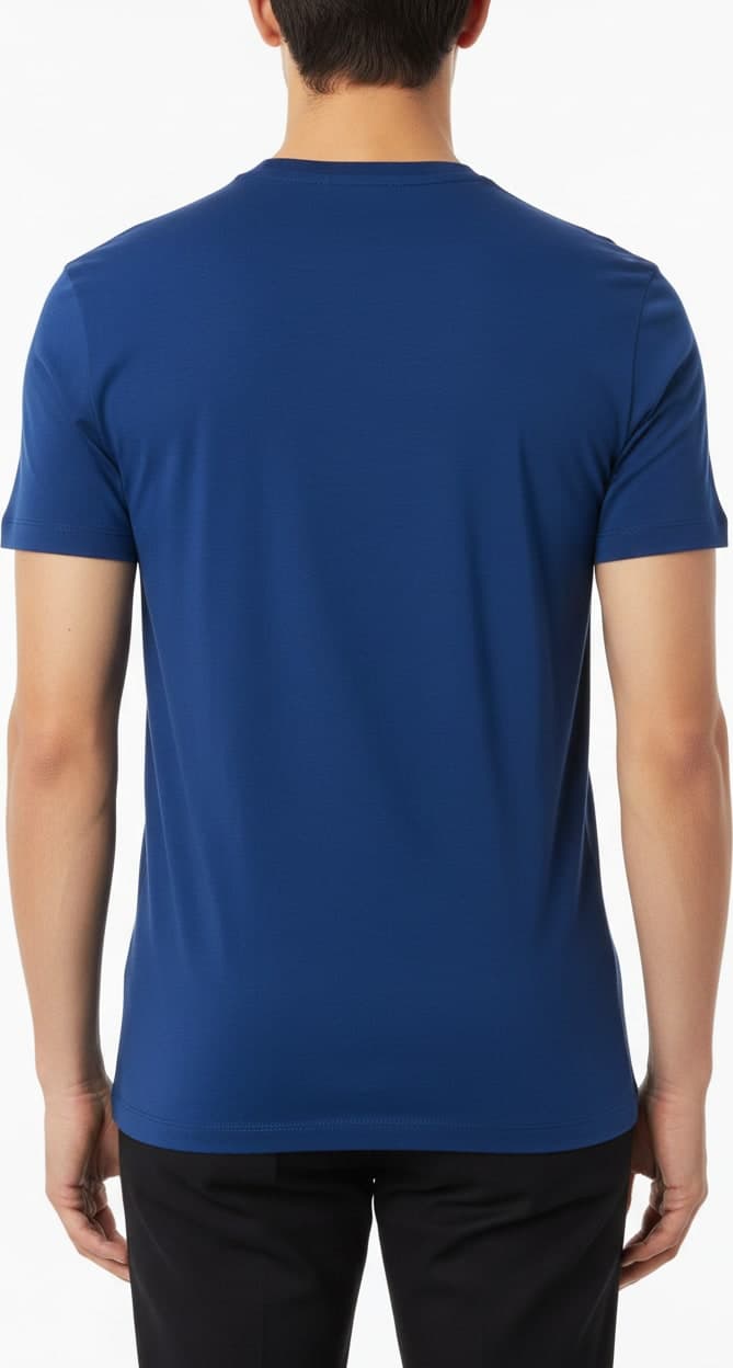 T-Shirt Uomo Gallo Fantasia Stampa Babbuino Blu - Eleganza Italiana Premium in T-shirt Couture - Sestu, commercioVirtuoso.it