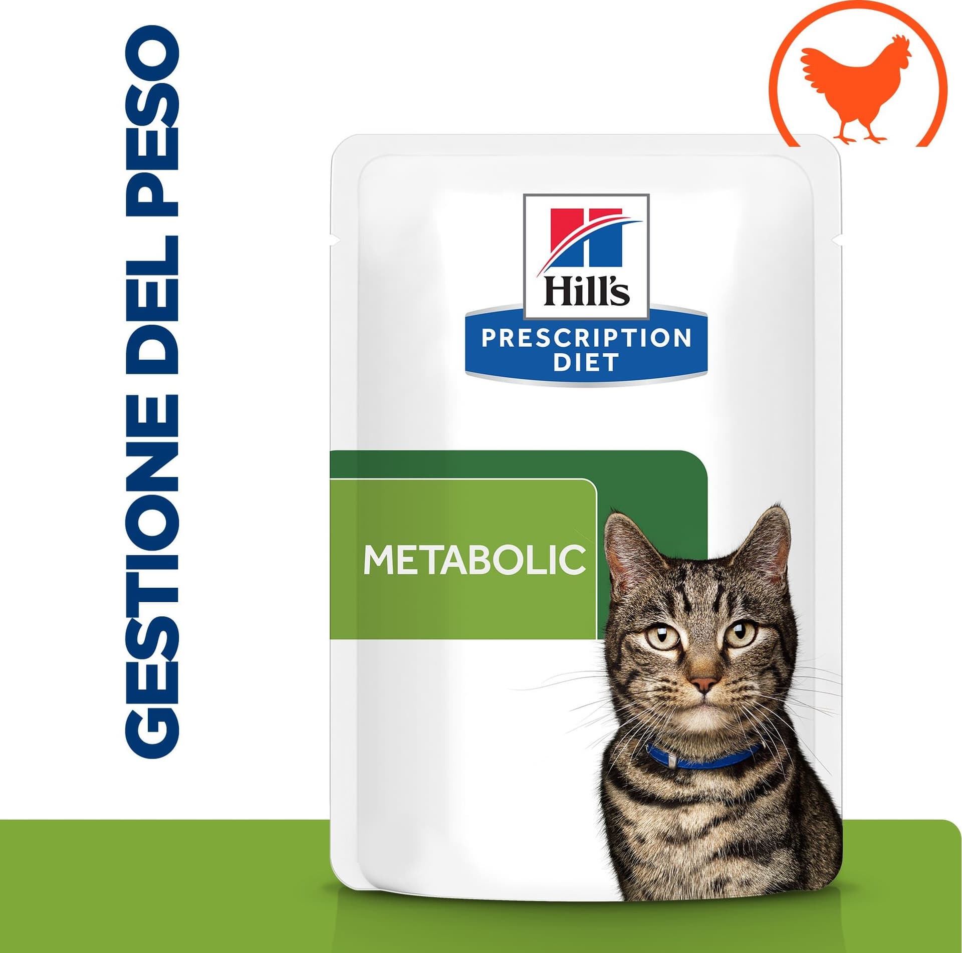 Hill's Prescription Diet Metabolic umido Gatti Adulti pollo 85 gr - 3