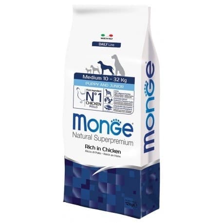 Monge Natural Superpremium secco Cani Puppy & Junior Medium pollo - 2