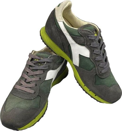 Scarpa uomo Diadora Heritage - Sneaker Trident S SW Verde Marrone Bianco in Sneaker casual Couture - Sestu, commercioVirtuoso.it