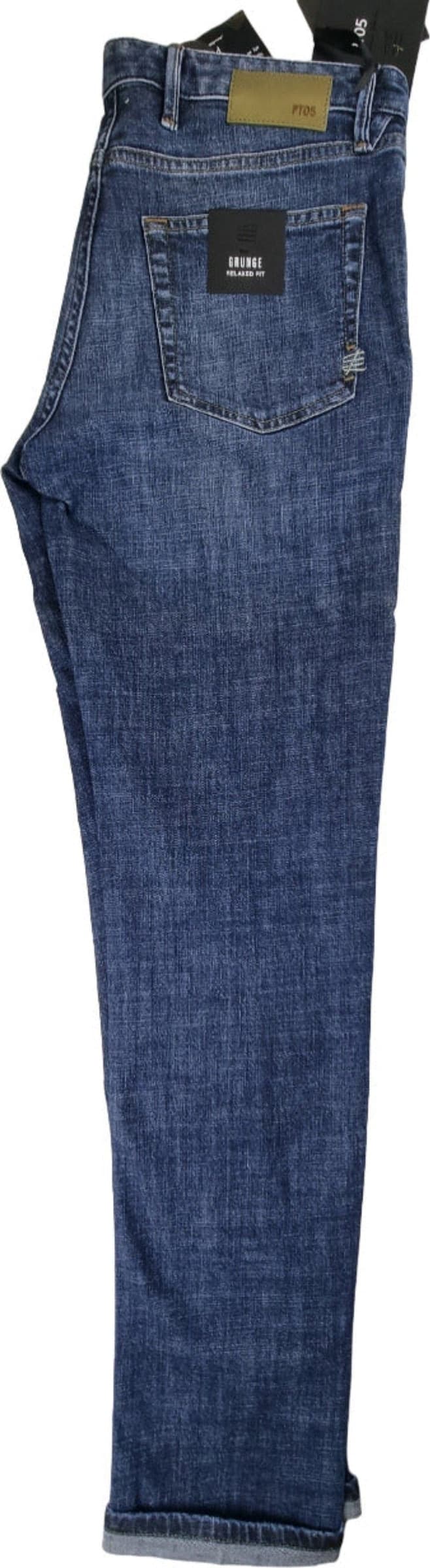 Jeans uomo PT 05 - Denim Grunge relaxed fit - tasca a filo in Jeans Couture - Sestu, commercioVirtuoso.it