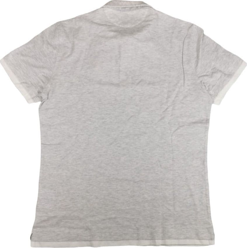 Polo Uomo Brunello Cucinelli - Colore bianco con sfumature grigio in Polo Couture - Sestu, commercioVirtuoso.it