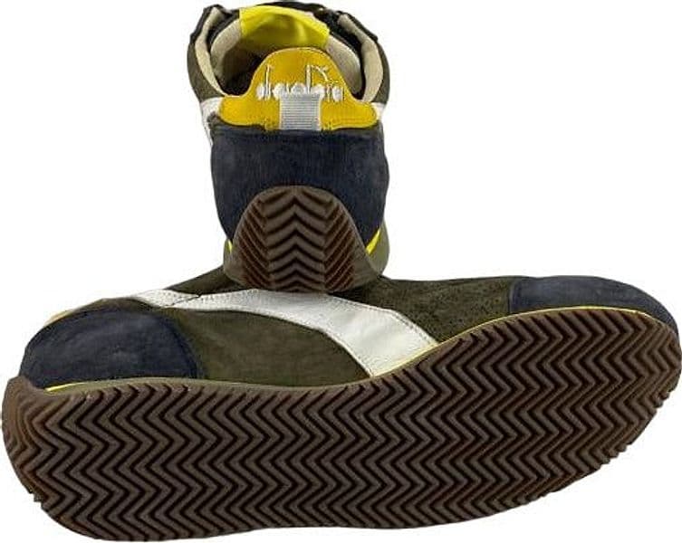 Scarpa uomo Diadora Heritage - Sneaker Equipe S SW 18 Burnt Olive Bianco - Vintage - 3