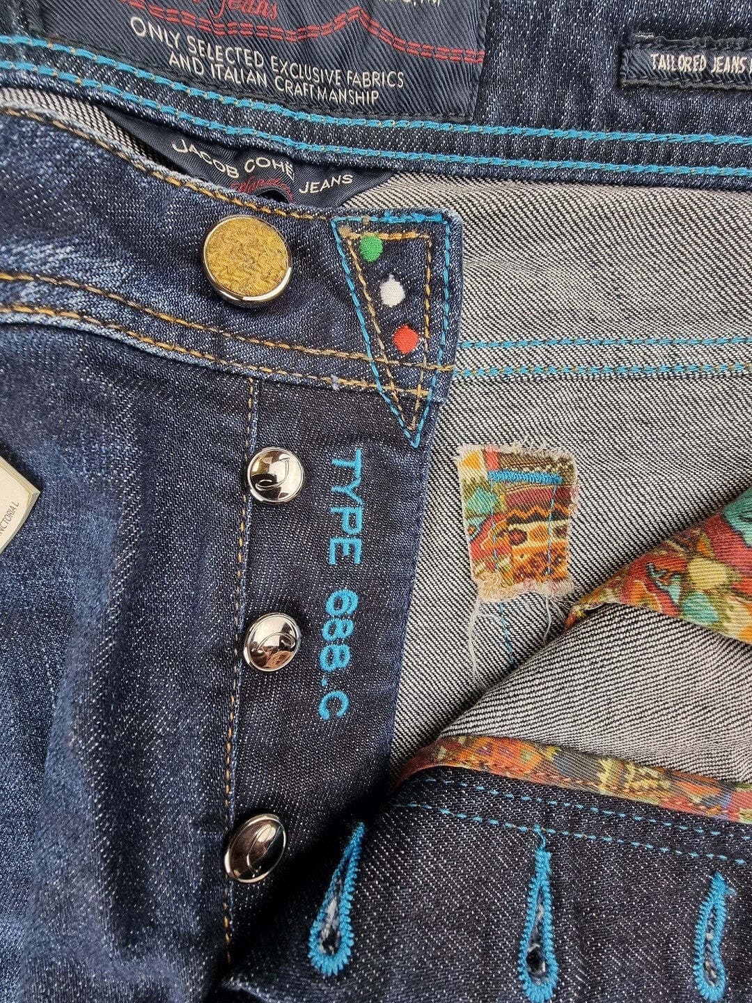 Jeans Uomo Jacob Cohen - 688 COMF - Denim Lavaggio 2 - 3