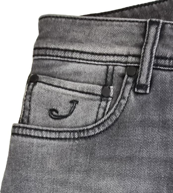 Jeans Uomo Jacob Cohen 688 COMF Style 688 - Grigio Slavato in Jeans Couture - Sestu, commercioVirtuoso.it