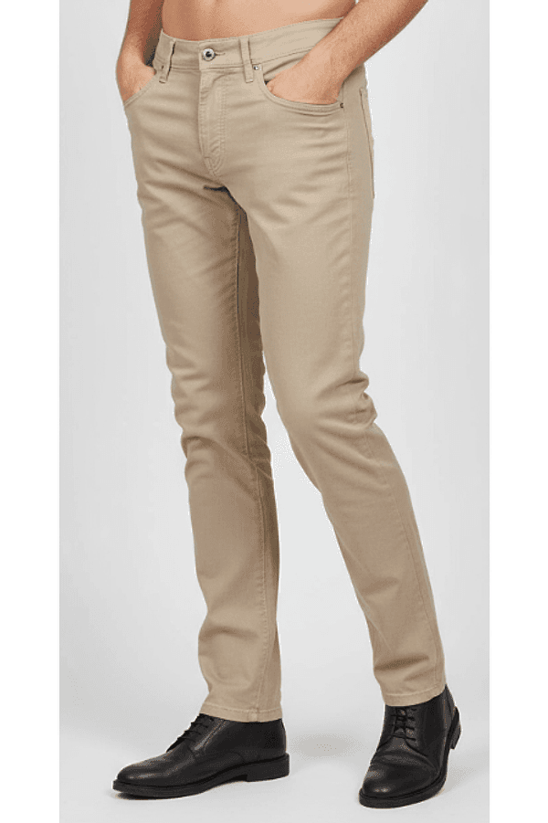 Pantalone uomo PT 05 -  5 tasche slim - colore beige