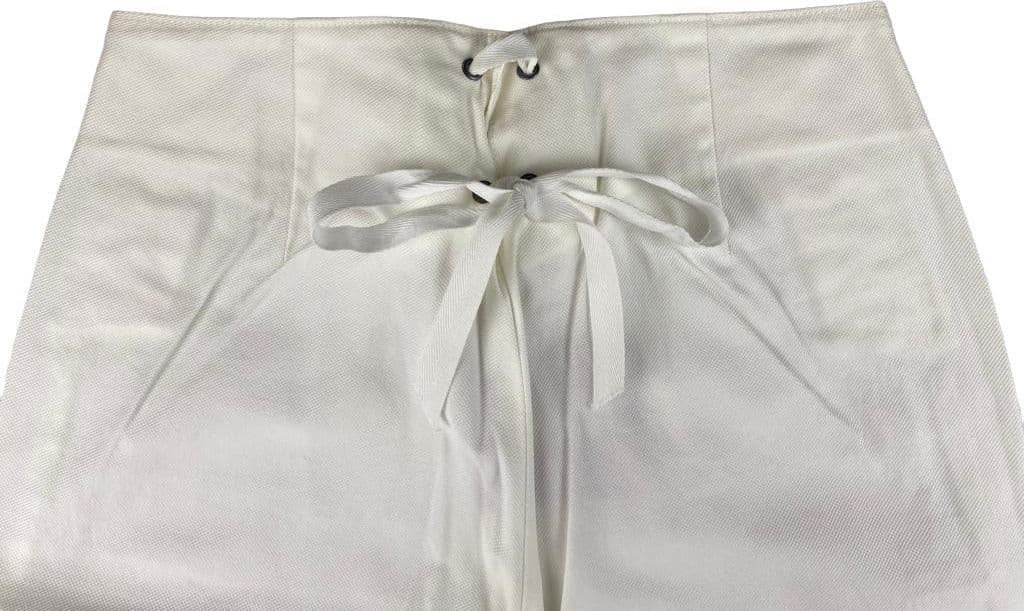 Pantalone donna Kiltie - 3/4 - Tinta Unita - Colore bianco - 4