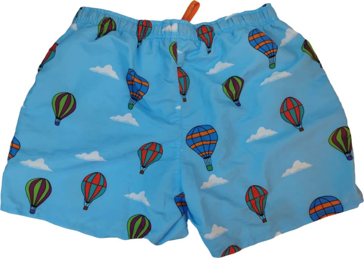 Boxer mare uomo Gallo - fantasia mongolfiere - colore azzurro - 2