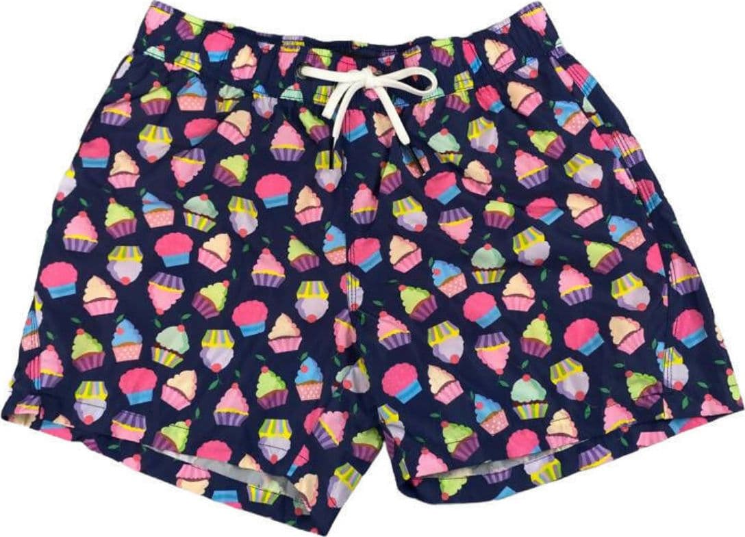 Boxer mare Uomo - RRD - Fantasia cupcake - Colore blu