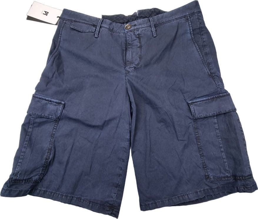 Bermuda uomo PT - Cargo vintage - blu - 4