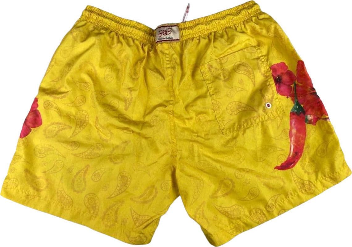 Boxer mare uomo BoB Company - fantasia - colore Giallo in Pantaloncini e calzoncini Couture - Sestu, commercioVirtuoso.it