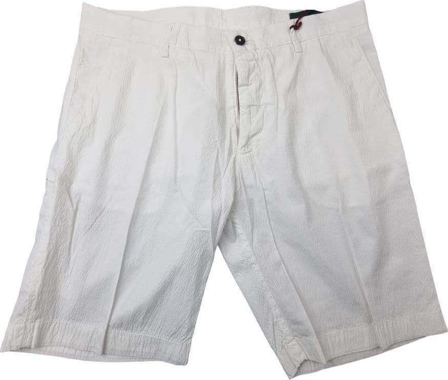 Bermuda uomo BerWich - martellato - Bianco in Pantaloncini Couture - Sestu, commercioVirtuoso.it