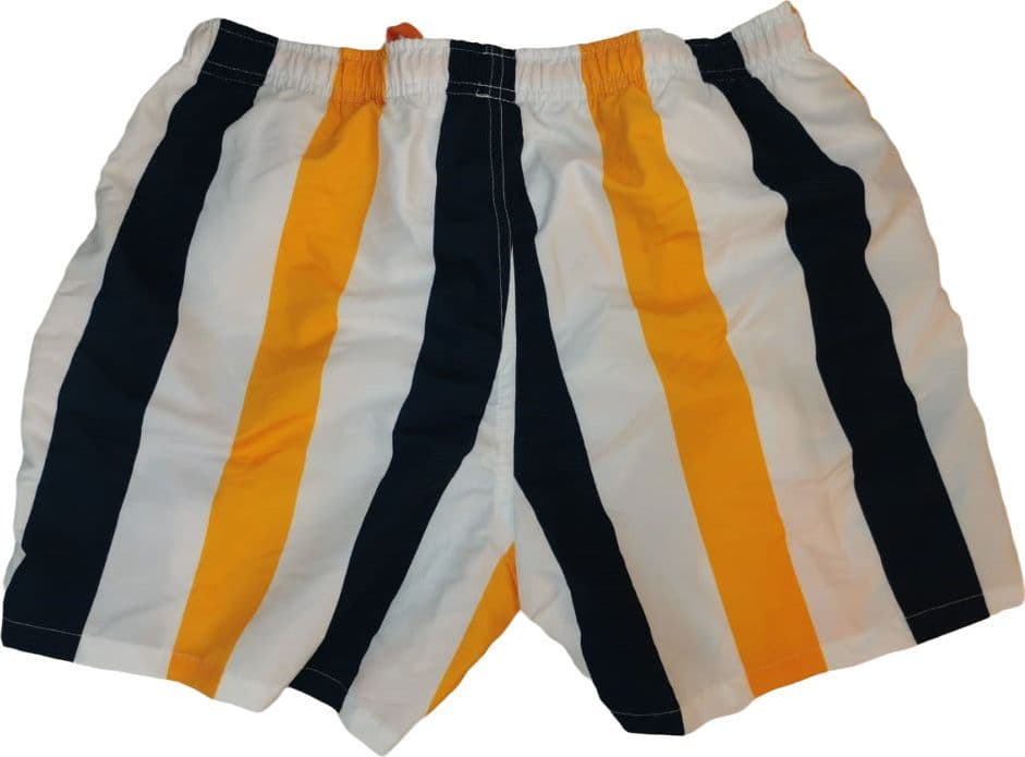Boxer mare Uomo Gallo - fantasia righe - colore bianco/giallo/blu - 3