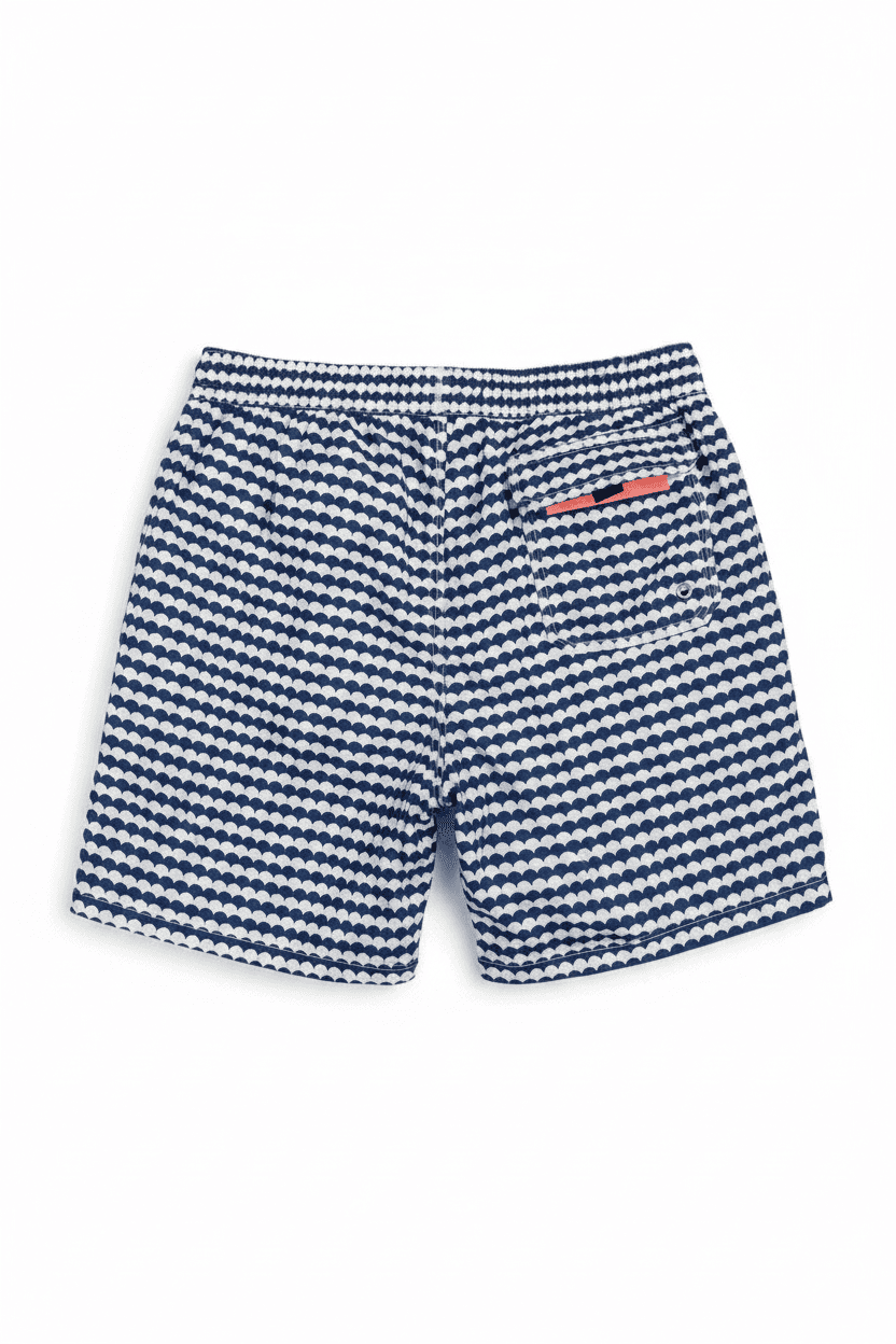 Boxer mare Uomo Sunstripes - Fantasia onde - Colore Bianco/blu - 3