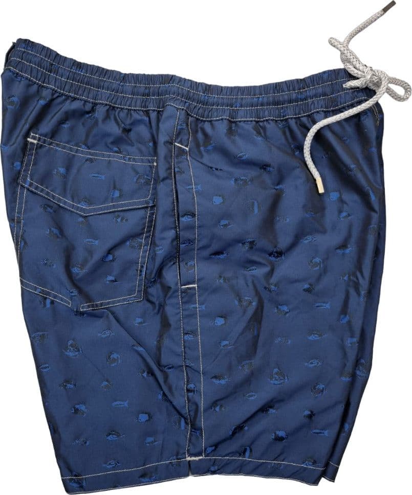 Boxer mare Uomo Zeybra Portofino 1962 - fantasia pesci - Blu in Pantaloncini e calzoncini Couture - Sestu, commercioVirtuoso.it
