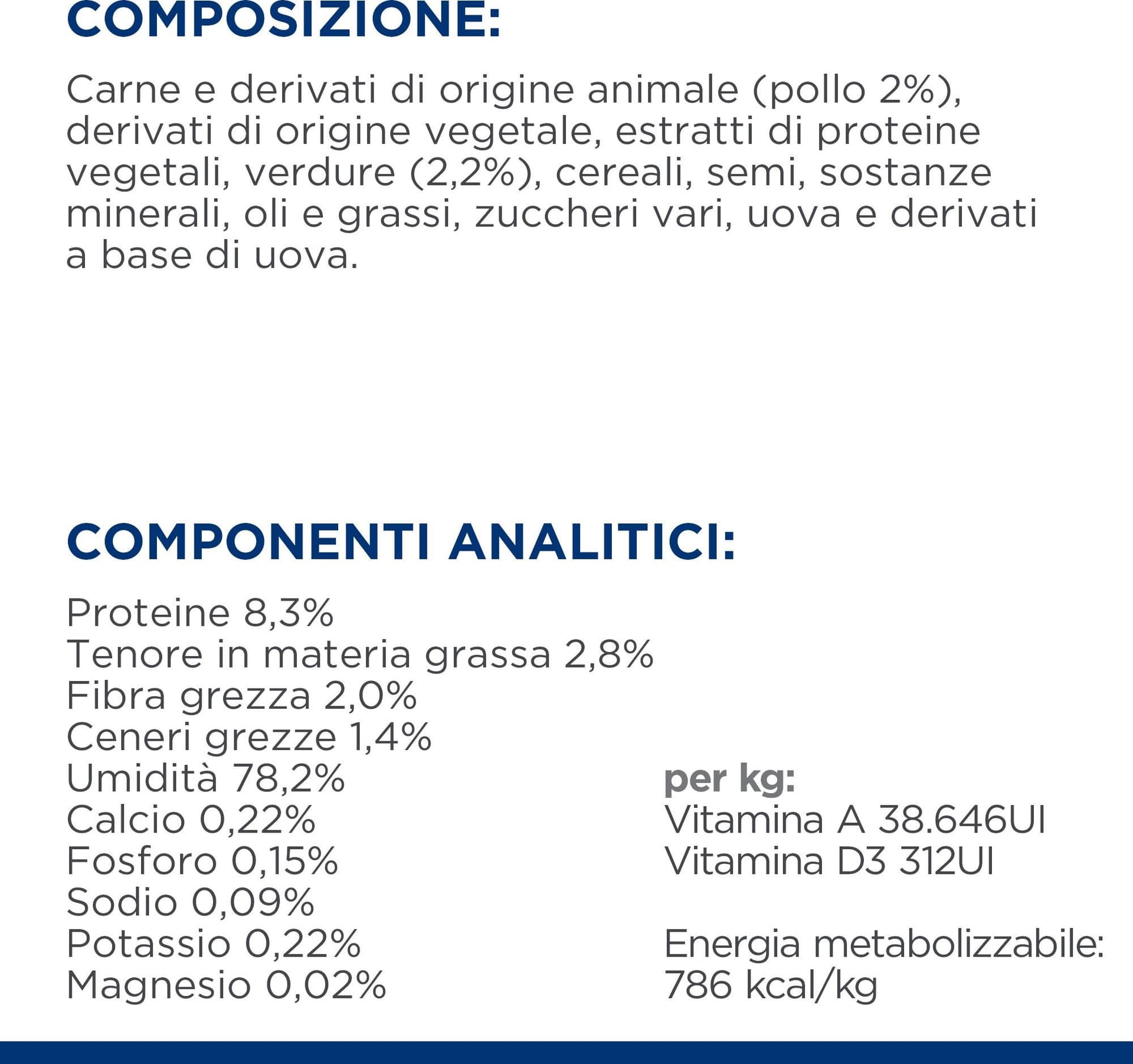 Hill's Prescription Diet Metabolic umido Gatti Adulti pollo e verdure 82 gr - 6