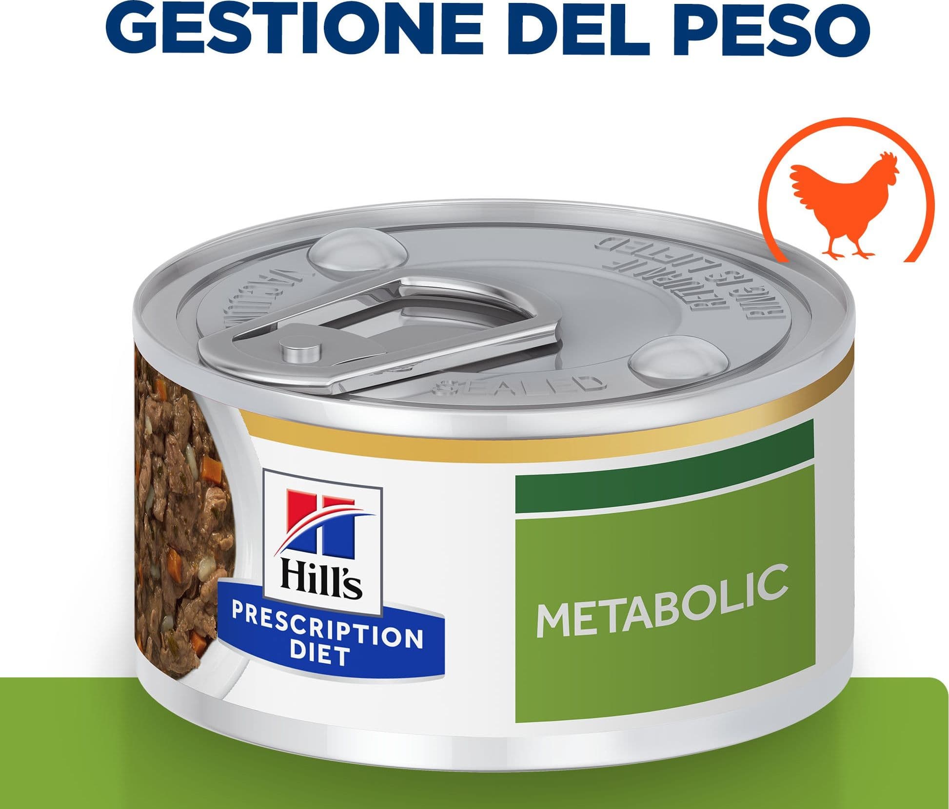 Hill's Prescription Diet Metabolic umido Gatti Adulti pollo e verdure 82 gr - 6