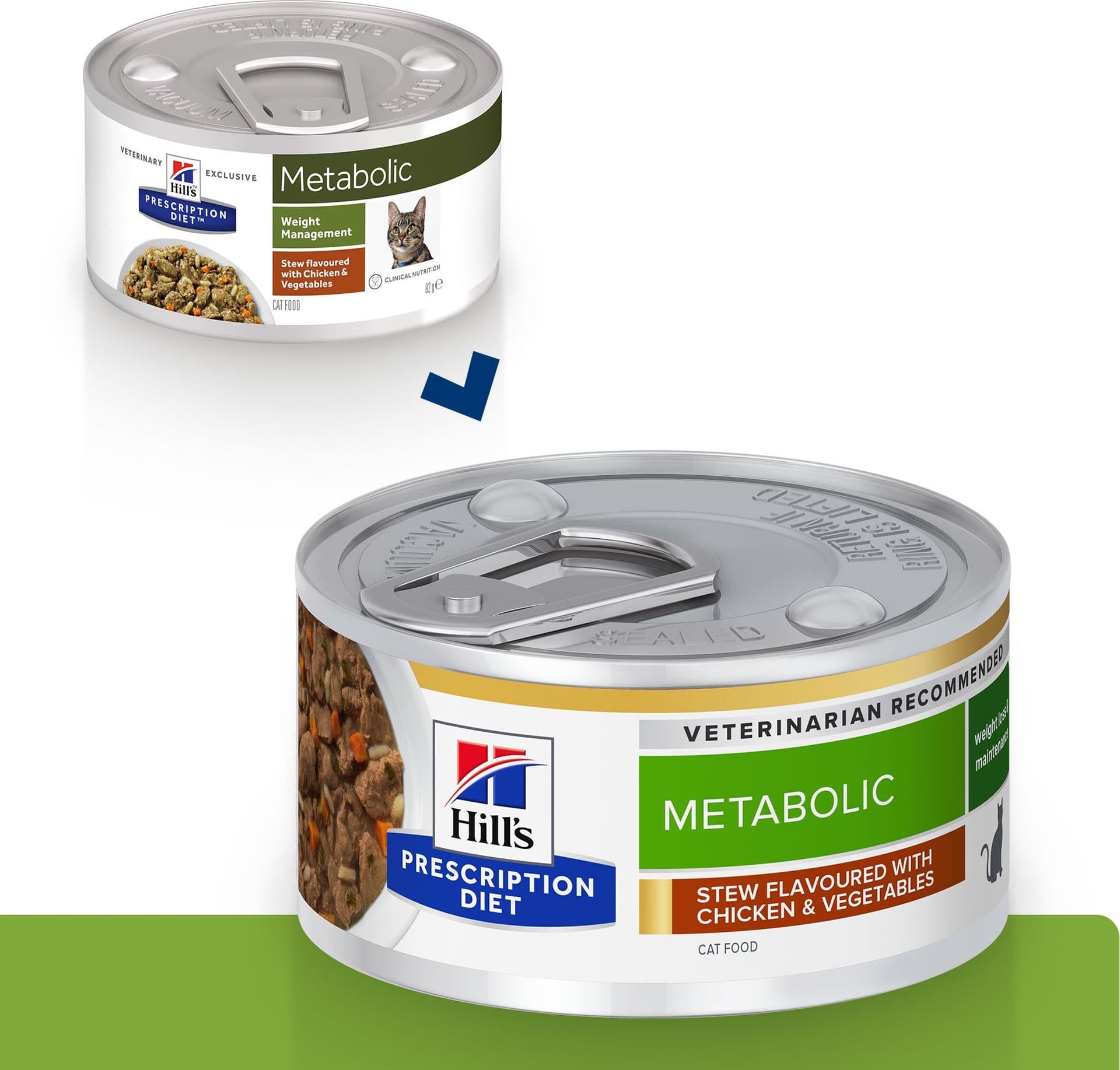 Hill's Prescription Diet Metabolic umido Gatti Adulti pollo e verdure 82 gr - 3