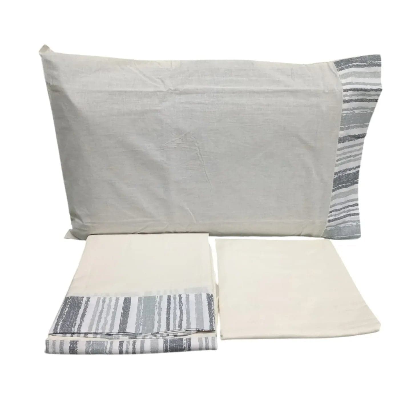 Completo Lenzuola Matrimoniale Papalina LEM145 in Puro Cotone – Made in Italy - 4