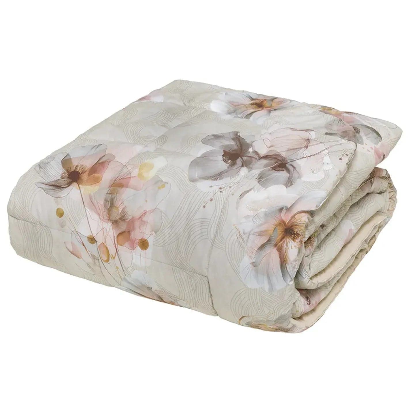 Trapunta Matrimoniale Blossom Double-Face in Percalle 200TC Riciclato – Tessitura Randi - 5