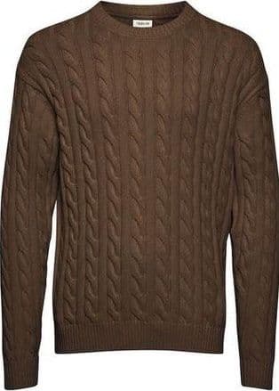 Maglione Solid Malcolm Brown